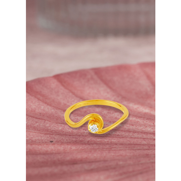 Solitaire Embrace Ring
