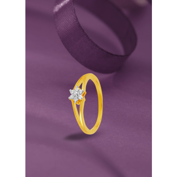 Natural Bloom Diamond Ring