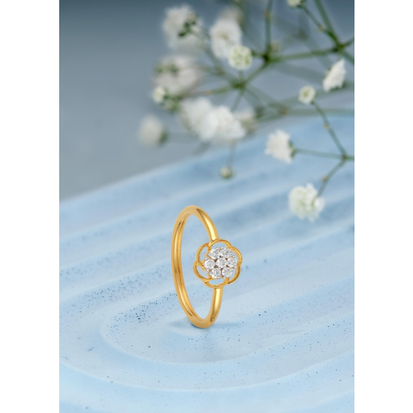 Archway Diamond Finger Ring
