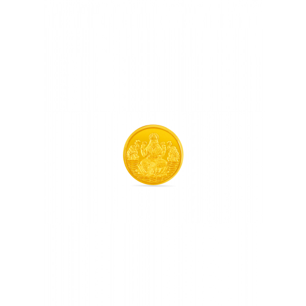 Stamped Elegance Lakshmi Gold Coin