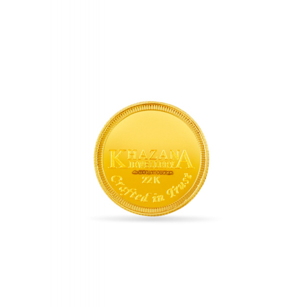 22 Karat 5 Gram Sophisticated Lakshmi Gold Coin