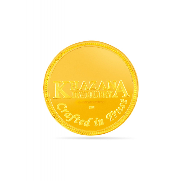 22 Karat 50 Gram Enduring Beauty Stamped Gold Coin