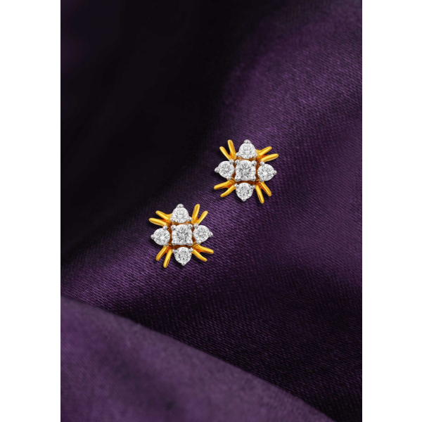 Blooming Love Diamond Earrings