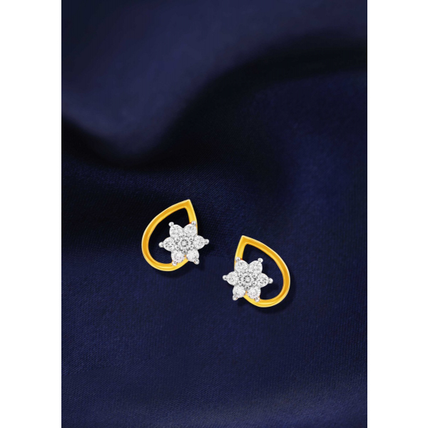 Pure Petal Perfection Diamond Earrings