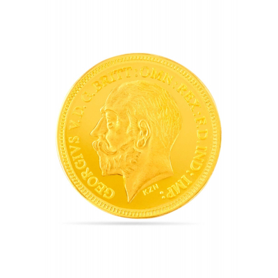 22 Karat 100 Gram Golden Perfection Stamped Coin