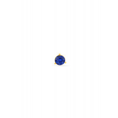 Eternal Glow Traditional Stone-Embellished Nose Pin