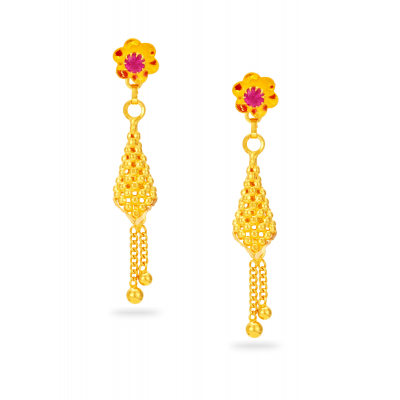 Kerala Tower Style Dangling Earrings