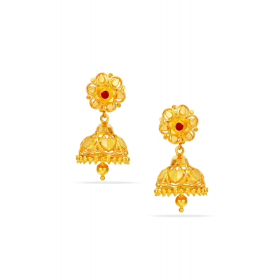 Detachable Love Shaped Stud Jhumka