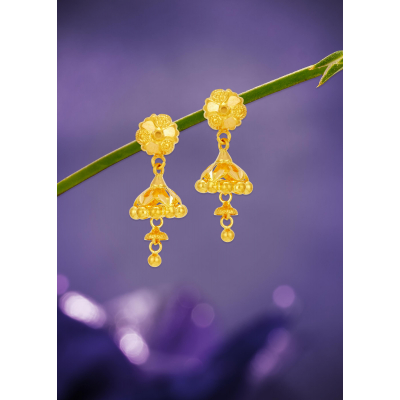 Lightweight Baby Jhumka for a Traditional Look