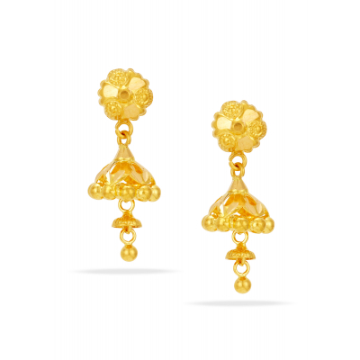 Lightweight Baby Jhumka for a Traditional Look