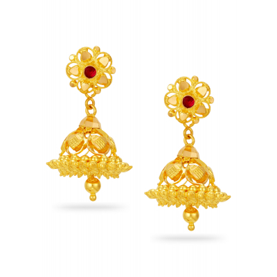 Traditional Detachable Heart Shaped Jhumka
