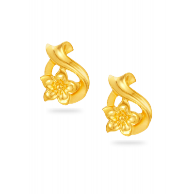 Blooming Floral Charm Studs