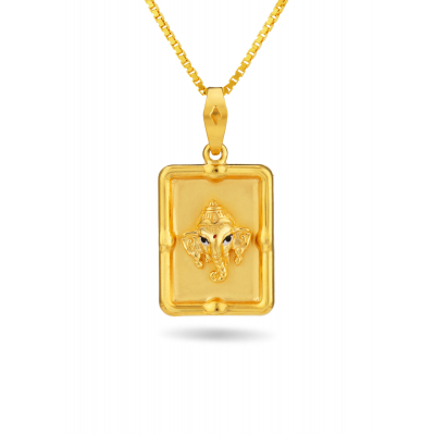 Divine Ganesh Face Pendant
