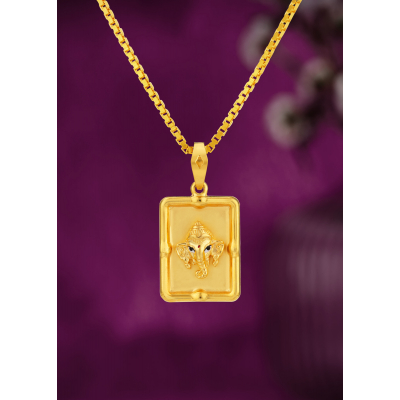 Divine Ganesh Face Pendant