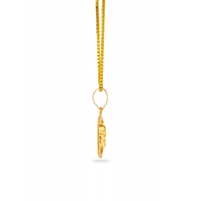 Embossed Sai Baba Handmade Pendant