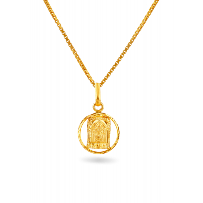 Embossed Full Balaji Handmade Pendant