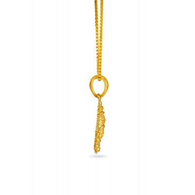 Plain Half Balaji Casting Pendant