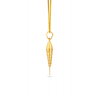 Glossy Finish Semi-Handmade Fish Pendant