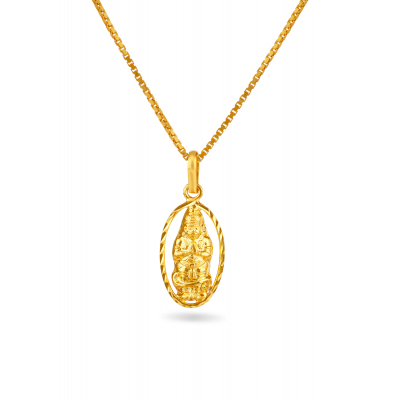 Framed Hanuman Embossed Pendant