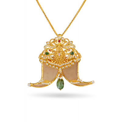 Royal Nail Pendant with Lion Motif