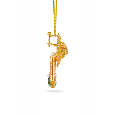 Royal Nail Pendant with Lion Motif