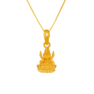 Laxmi Devotional Pendant with Bail