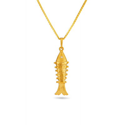 Aquatic Harmony Fish Pendant