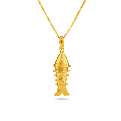 Ocean's Embrace Fish Pendant