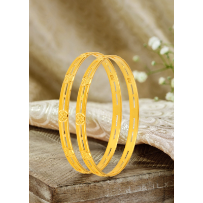 Tapered Grooved Bangle