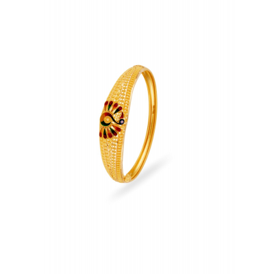 Peacock Elegance Oval-Shaped Bracelet