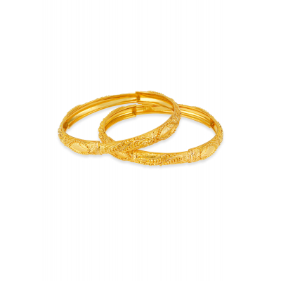 Sleek and Stunning Half-Round Kada Bangle