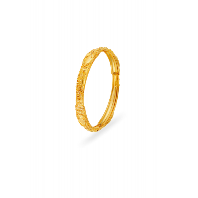 Sleek and Stunning Half-Round Kada Bangle