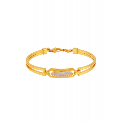 Sleek Oval Bracelet
