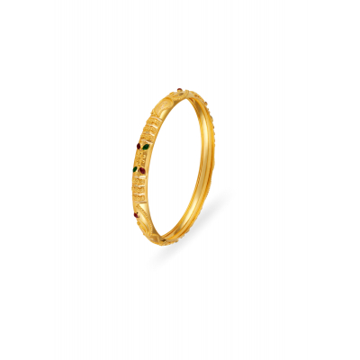 Delicate Half-Round Wonder Bangle