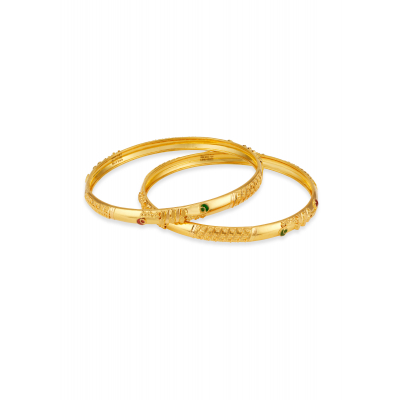 Fancy Half-Round Marvel Bangle