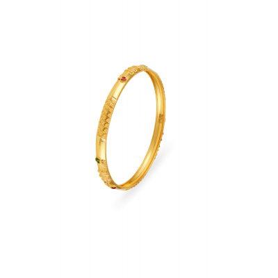 Fancy Half-Round Marvel Bangle