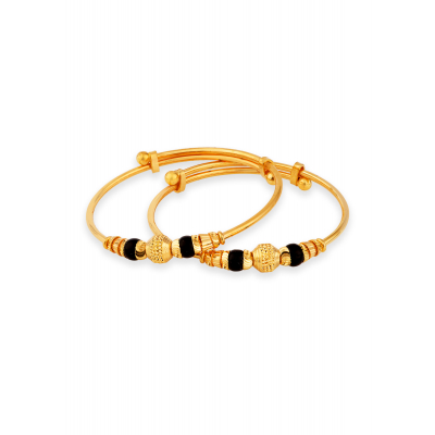 Tiny Traditions Baby Rajkot Black Beeds Bangle