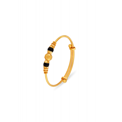 Tiny Traditions Baby Rajkot Black Beeds Bangle