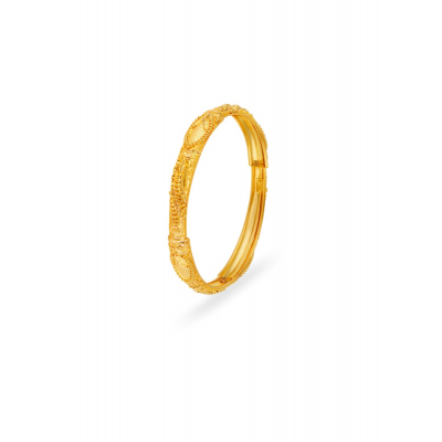 Sleek and Stunning Half-Round Kada Bangle