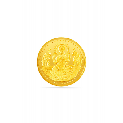 22 Karat 10 Gram Sparkling Aura Lakshmi Gold Coin