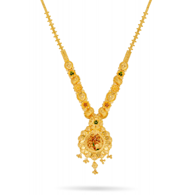 Elegant Dye Varikai Necklace