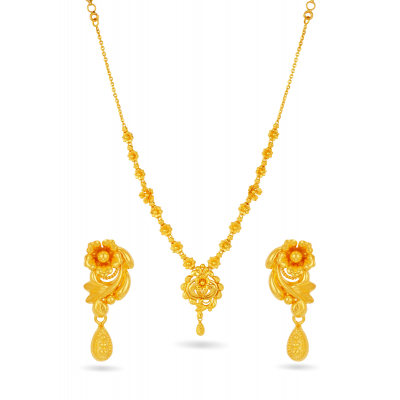 Floral Whisper Necklace Set