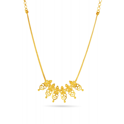 Linked Twin Hearts Necklace