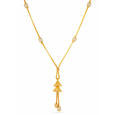 Sculpted Heights Tower Chain Necklace