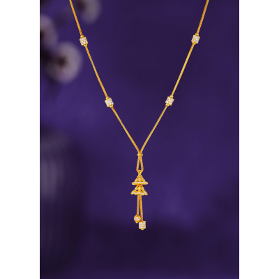 Sculpted Heights Tower Chain Necklace