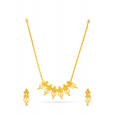 Elegant Links Pattern Chain Set