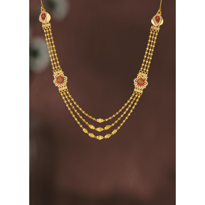 Dazzling Layers Rajkot Balls Necklace