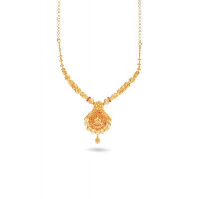 Coimbatore Gloss Finish Pendant Necklace