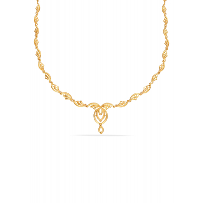 Floral Pendant Fusion Casting Necklace