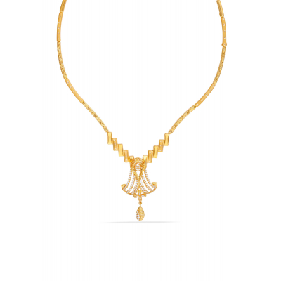 Multi-Angled Pendant Necklace Set